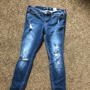 high waisted hollister jeans